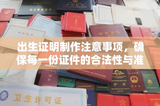 剑河出生证明制作注意事项，确保每一份证件的合法性与准确性