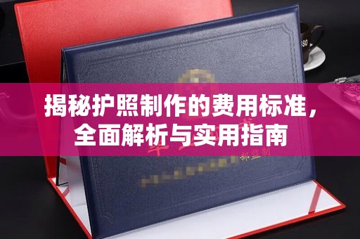 剑河揭秘护照制作的费用标准，全面解析与实用指南