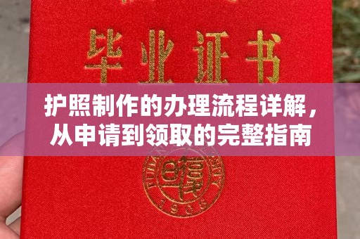剑河护照制作的办理流程详解，从申请到领取的完整指南